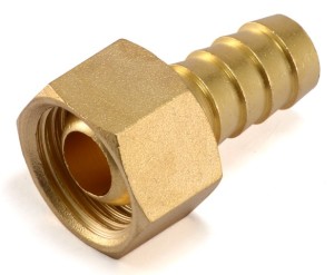 Brass Hose Nut Nipple Set